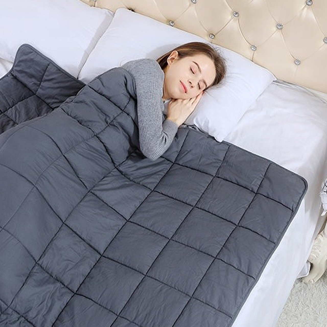36% off on Deluxe Kids or Adults 7 Layer Weighted Blanket