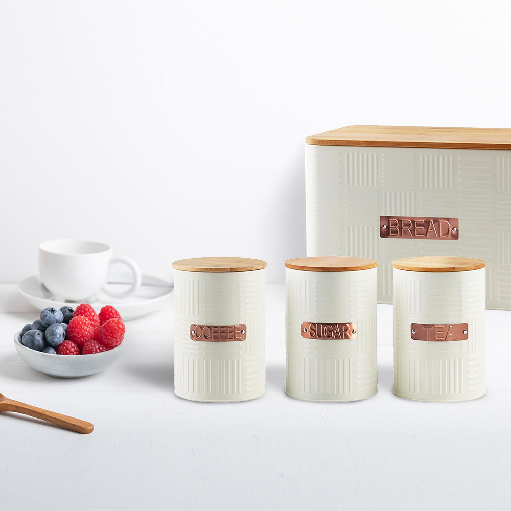 36 off on Set of 4 Retro Bread Bin and Canister Set