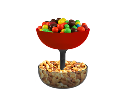 Plastic base 5 inch Red