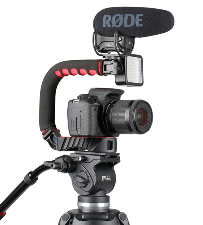 Microphone, camera, tripod and light not included