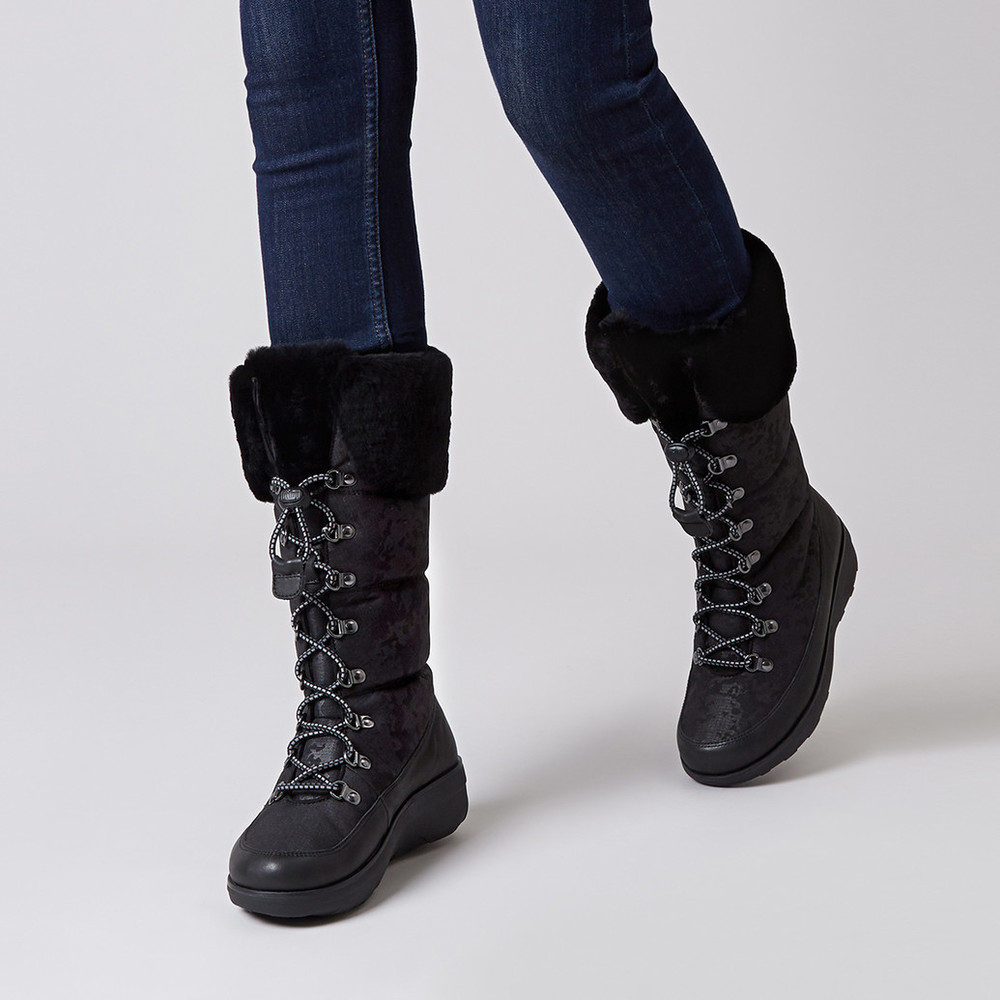 harriet shearling high snow boots