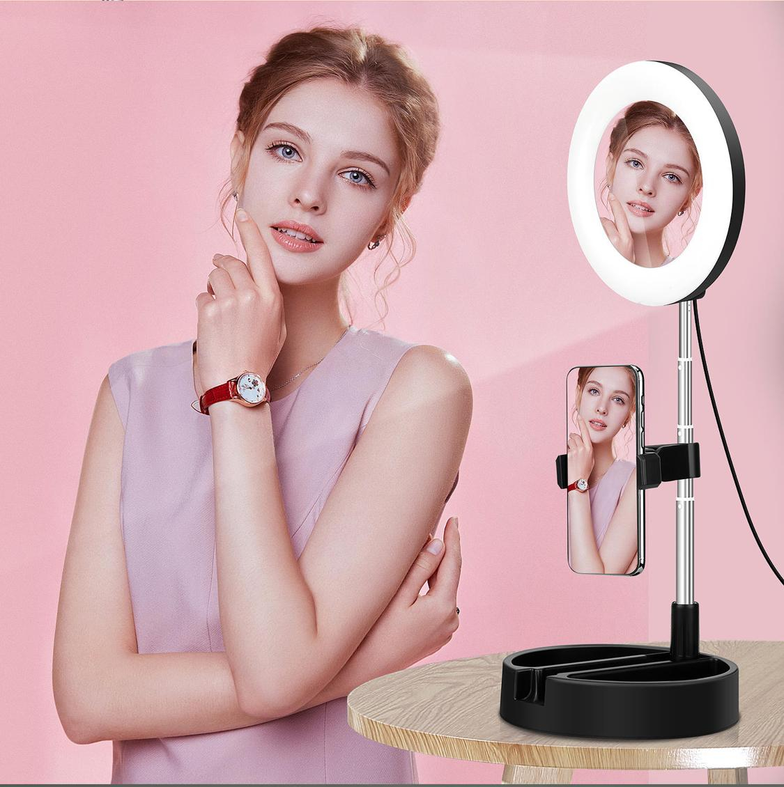 46 off on Collapsible Selfie Light with Mirror OneDayOnly