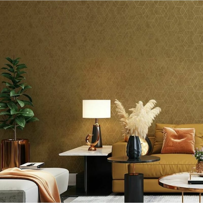 Metallic Cube - Gold