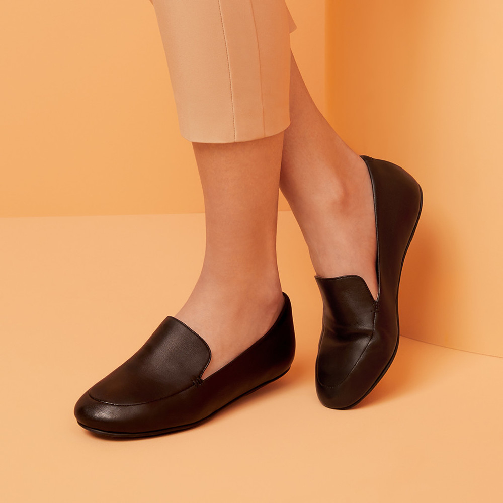 30% off on FitFlop Ladies Lena Leather Loafers OneDayOnly