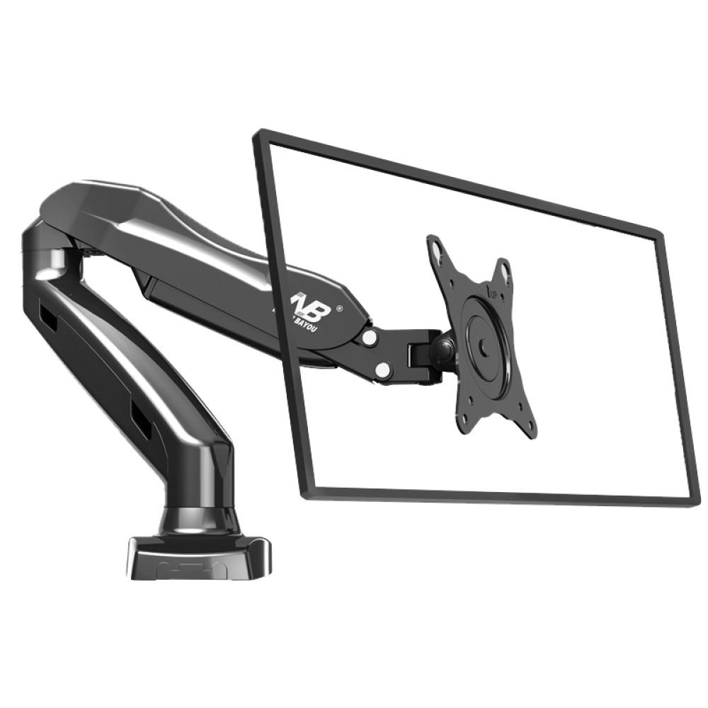 26 off on Single or Dual Arm Adjustable Monitor Desk Mount Stand