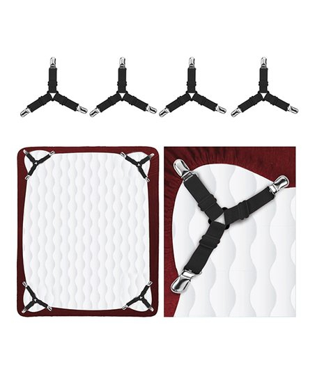 26 off on Pack of 4 Adjustable Bed Sheet Grips OneDayOnly