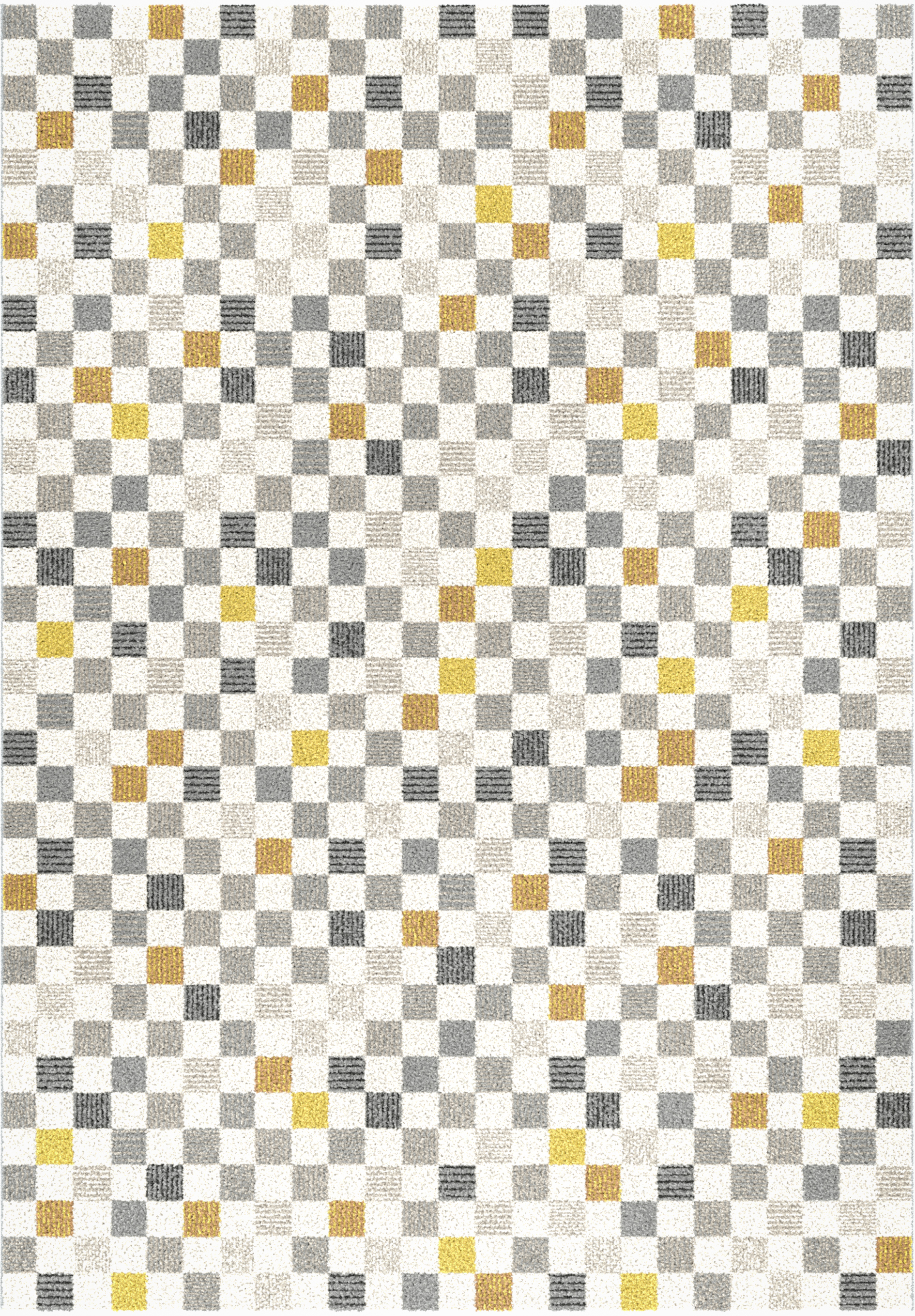 Grey Beige Blocked Design