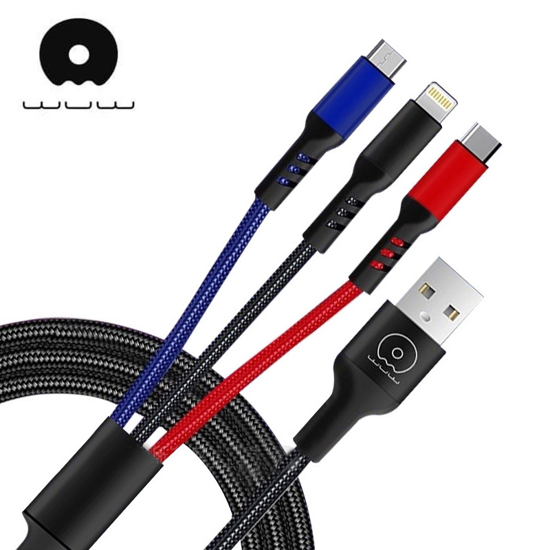 59 off on 2x 3in1 Braided Charging Cables OneDayOnly