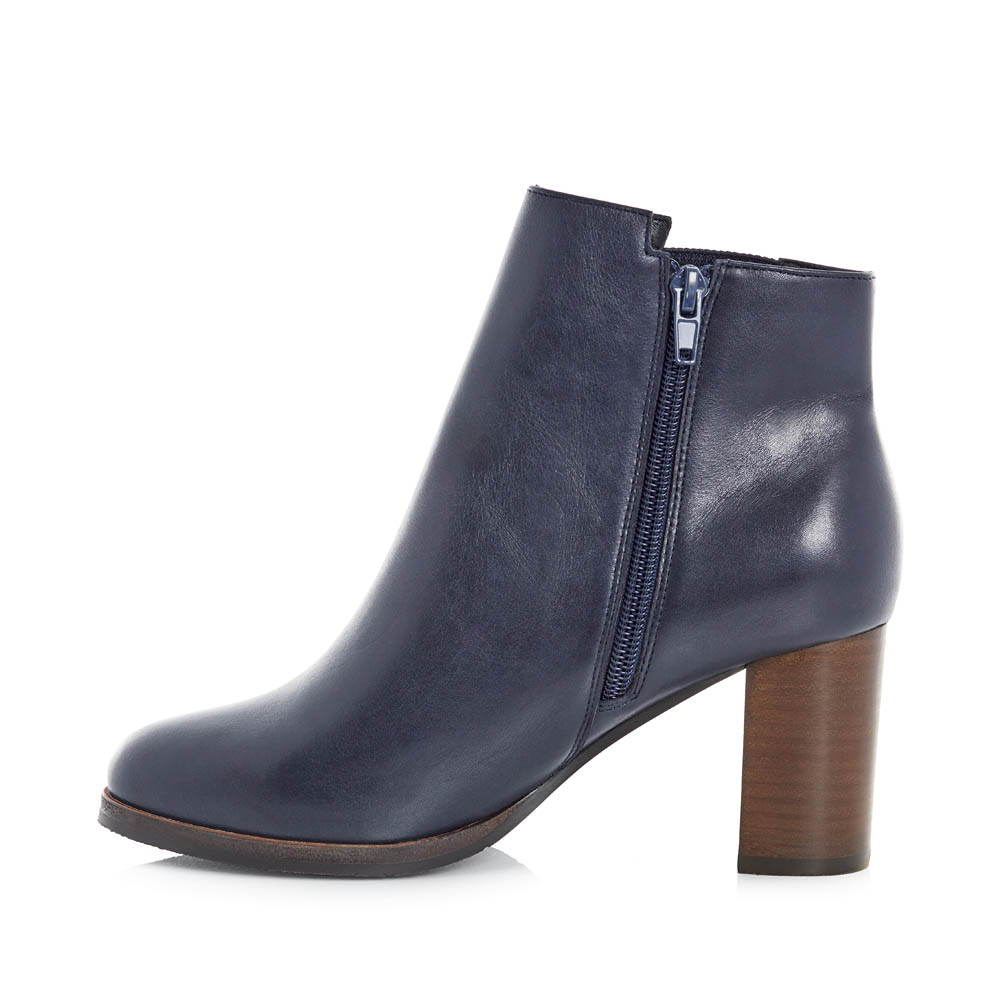 navy ankle boots womens