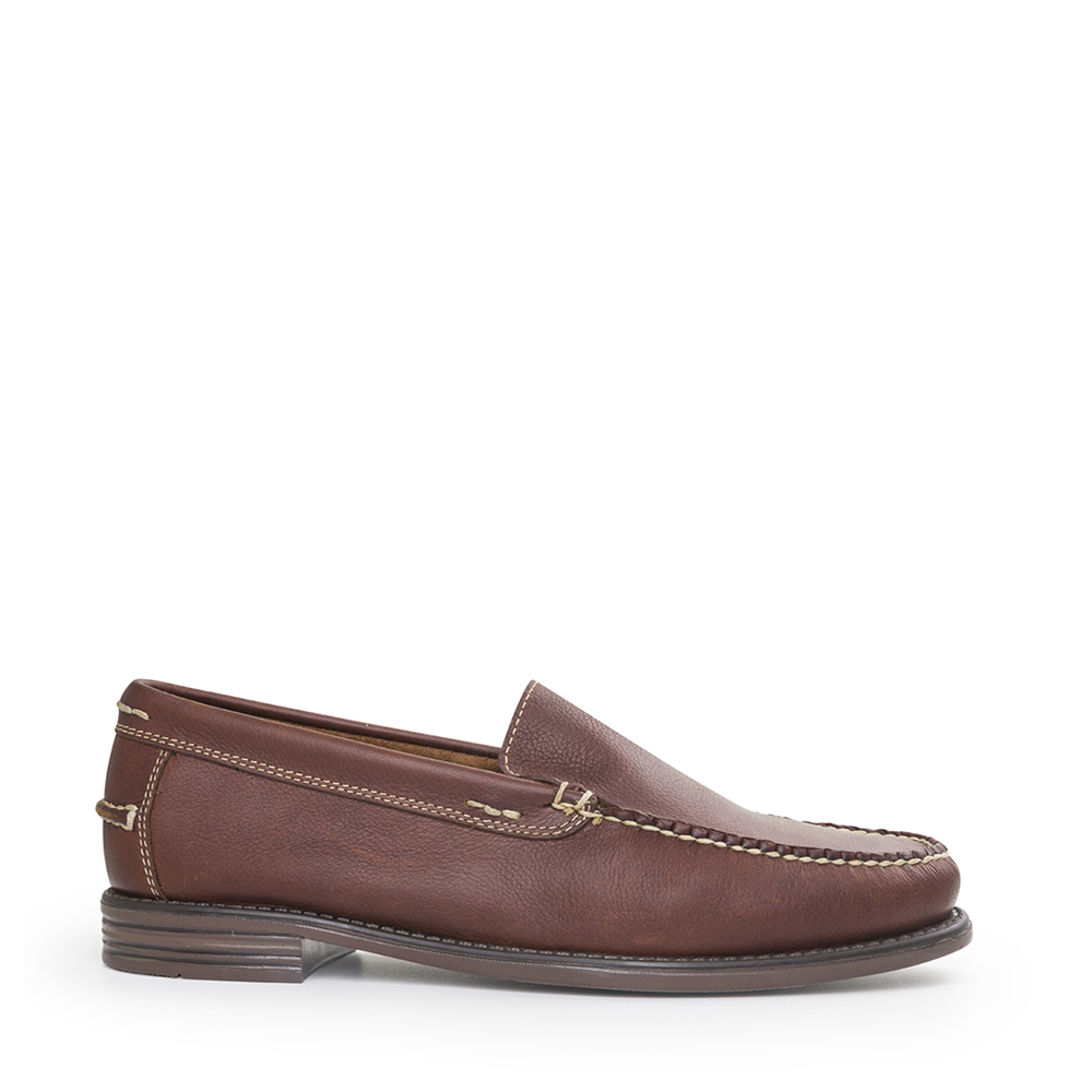 Men's Brown Winslow Venetian Leather Slip-On Loafers