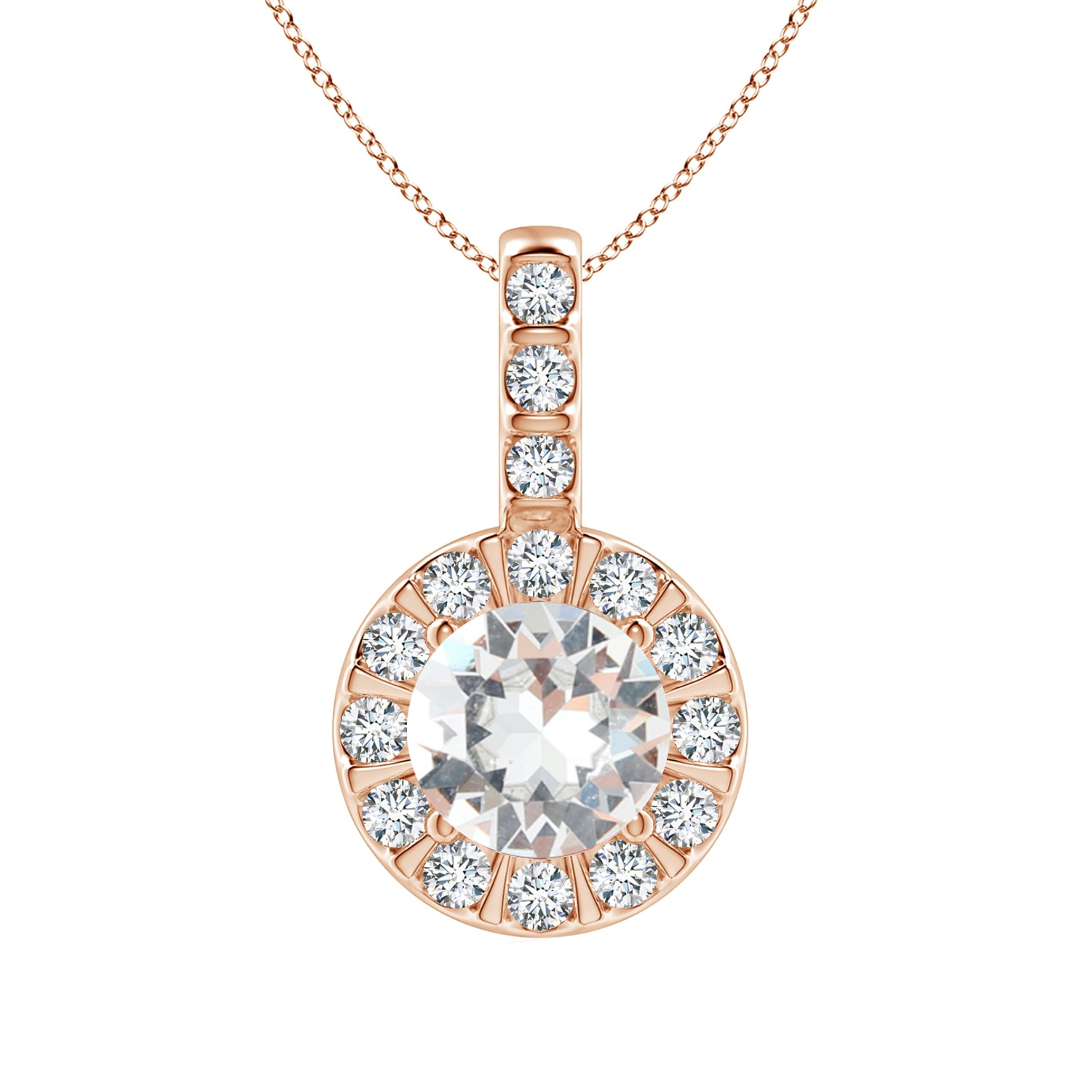 Rachel Pendant Necklace with Swarovski Crystals