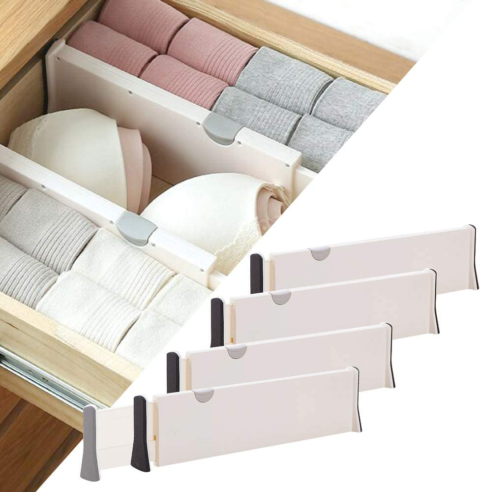 44 off on Pack of 4 Expandable Drawer Dividers OneDayOnly
