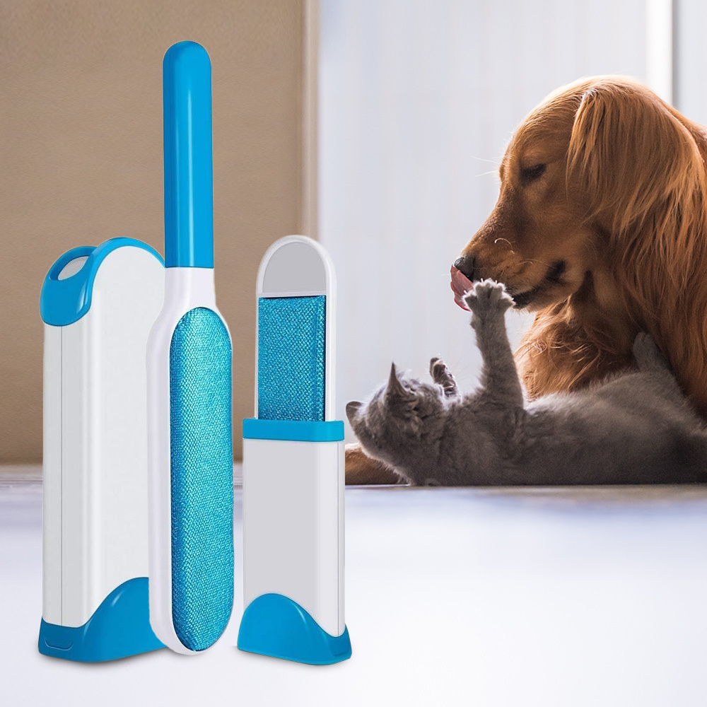 31% Off On Pack Of 2 Reusable Pet Hair Remover With Self Cleaning Base