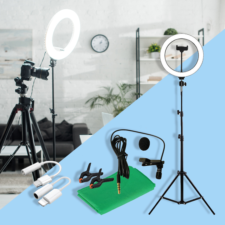 Ubuy Ring Light Tripod With Mic Ring Light Tripod Sensyne 14