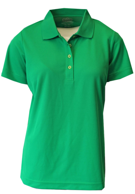 34 off on Ladies Green Basic Performance Golfer Shirt