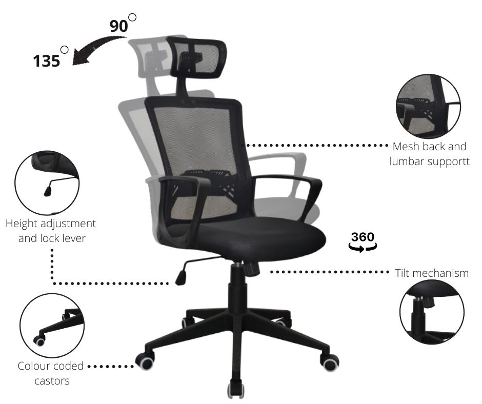 the oxford ergonomic office chair