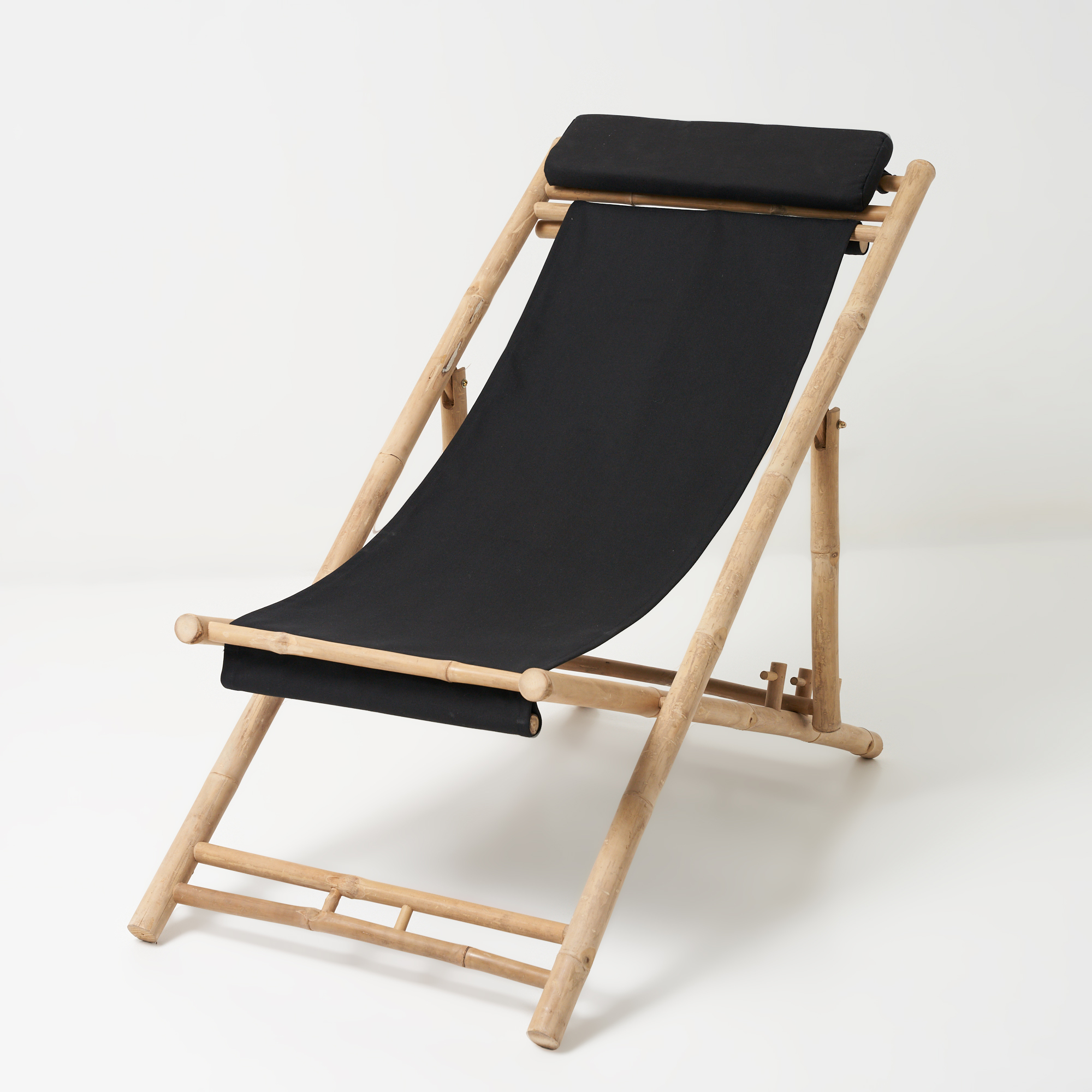 35 off on Bamboo Folding Sling Chair with Head Cushion OneDayOnly