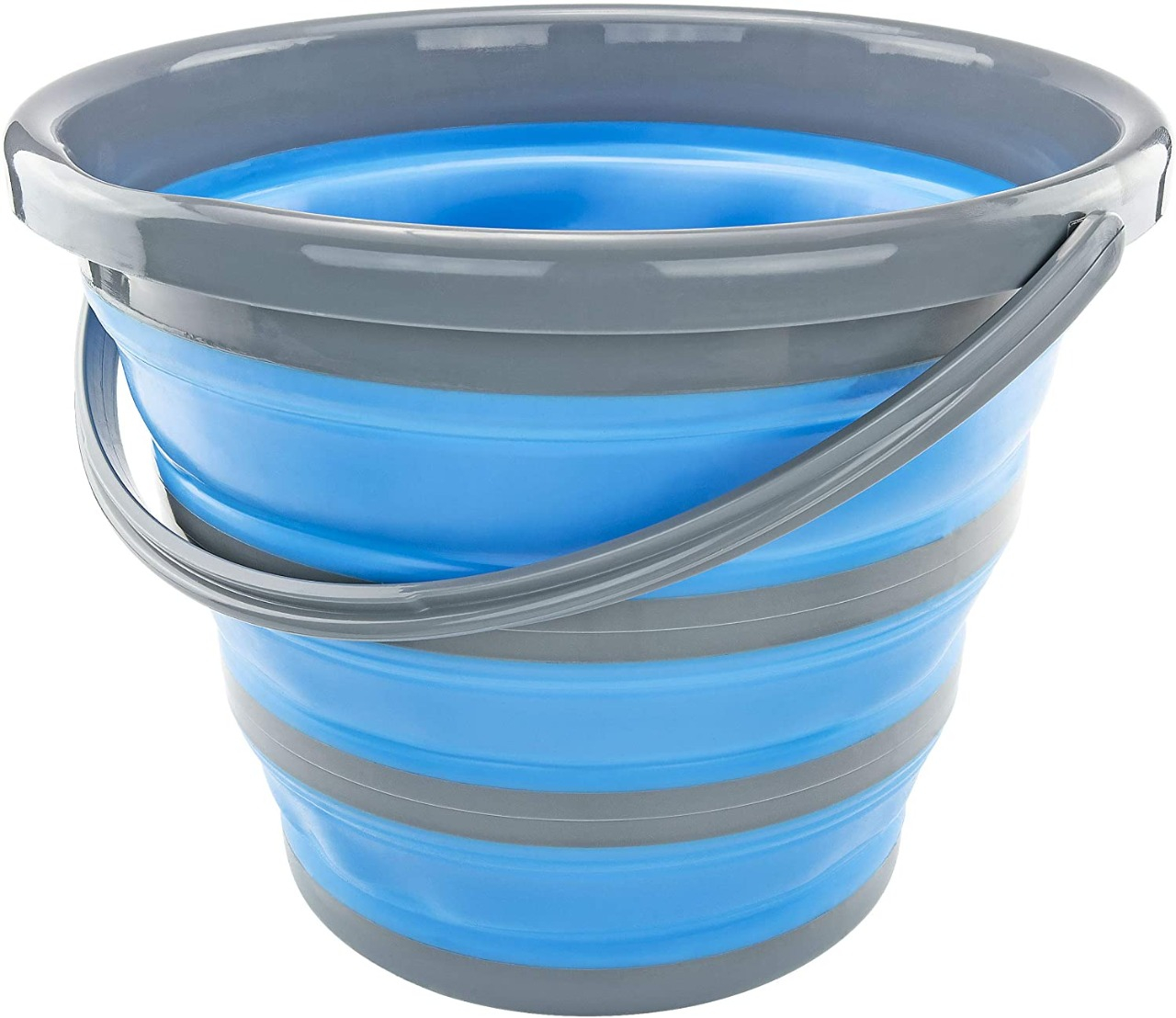 27 off on 10L Collapsible silicone Bucket with Clipon Strainer