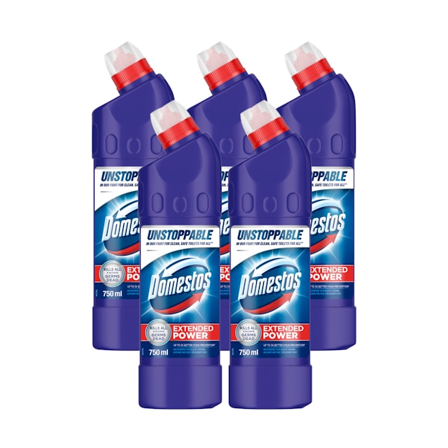 Domestos 5x 750ml MultiPurpose Bleaches OneDayOnly
