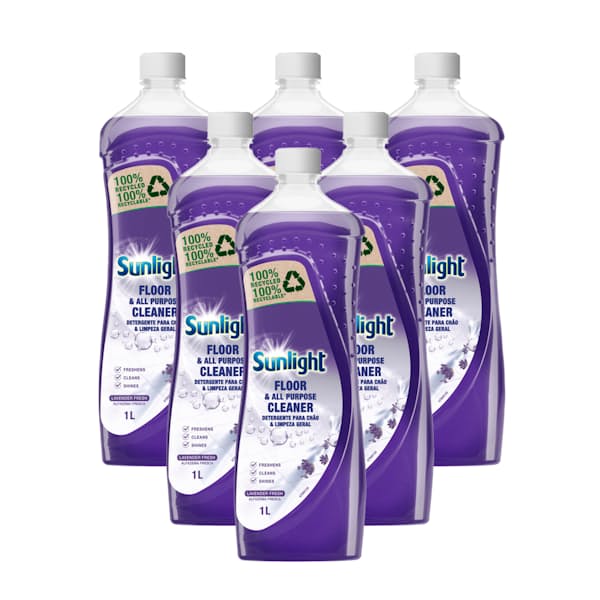 6x 1L Lavender Floor Cleaners