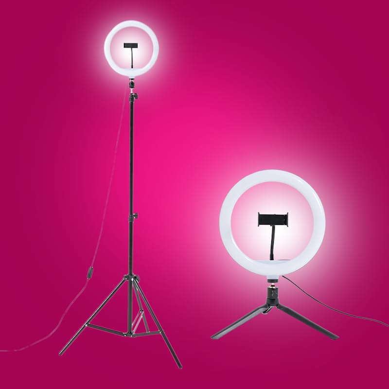 Combo includes ONLY 1 x Ring Light + 2 x Tripods
