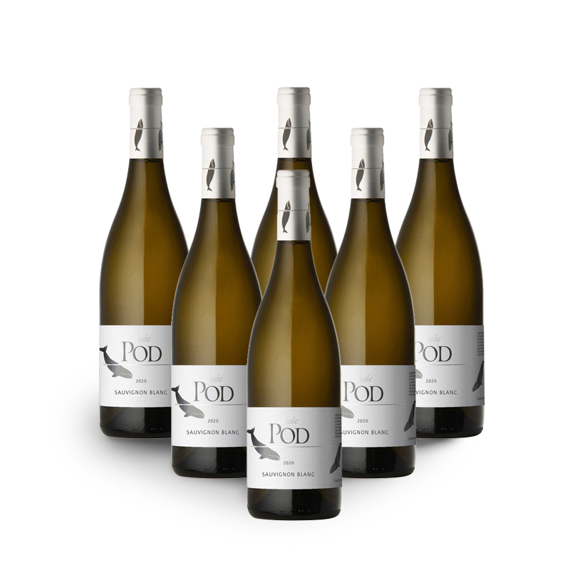 25 off on Whale Pod Sauvignon Blanc 2020 (R74.83 Per Bottle, 6 Bottles)