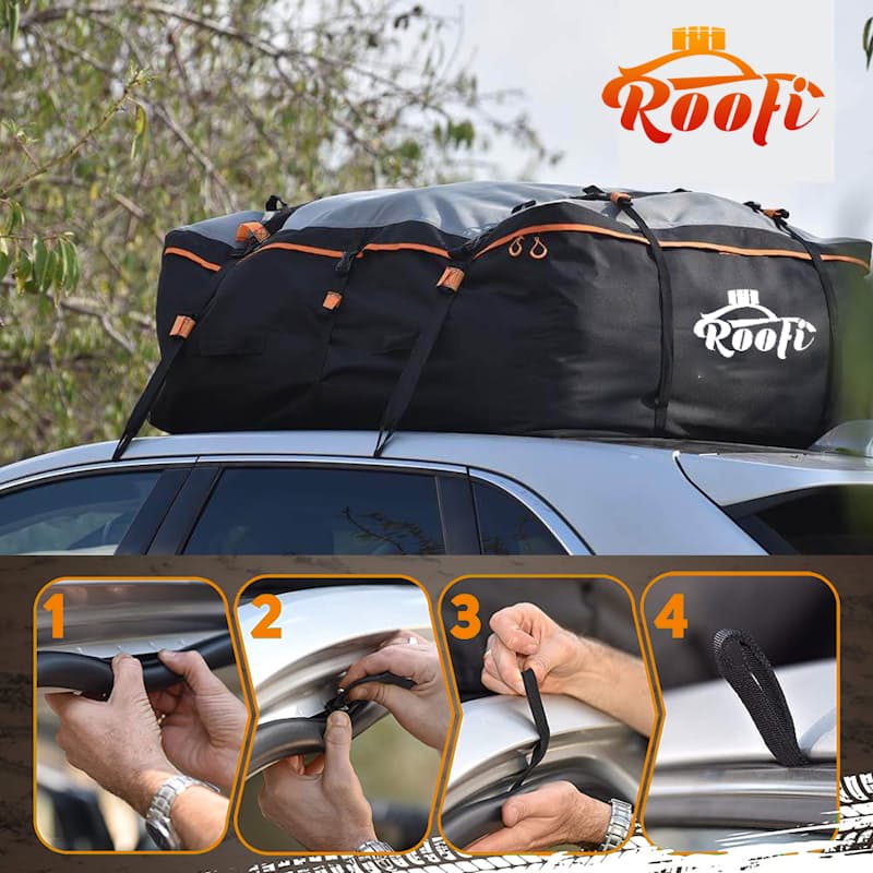 538L Waterproof Car Rooftop Cargo Carrier