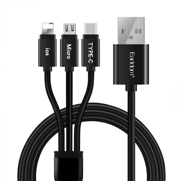 1.2m 3-in-1 Fast Charging & Data Cable