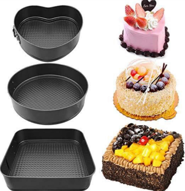 38 off on 3 Piece NonStick Springform Cake Pan Set