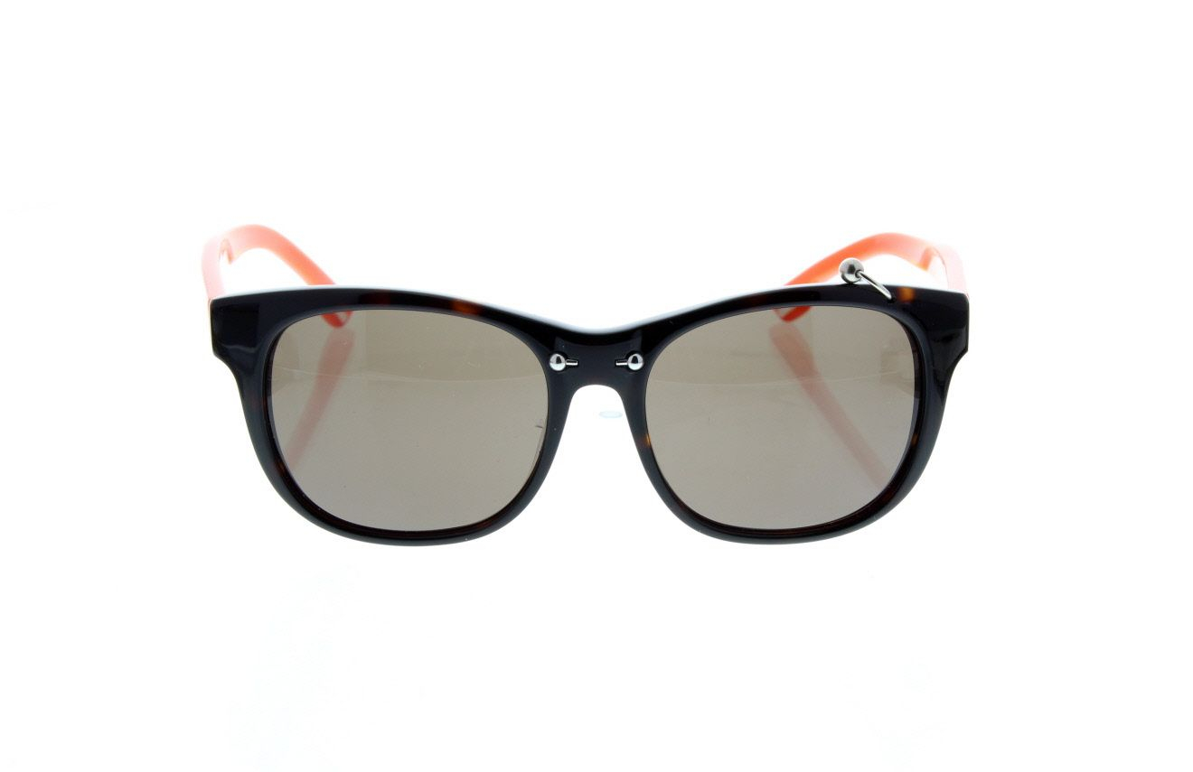 Shiny Acetate Orange / Brown Lenses