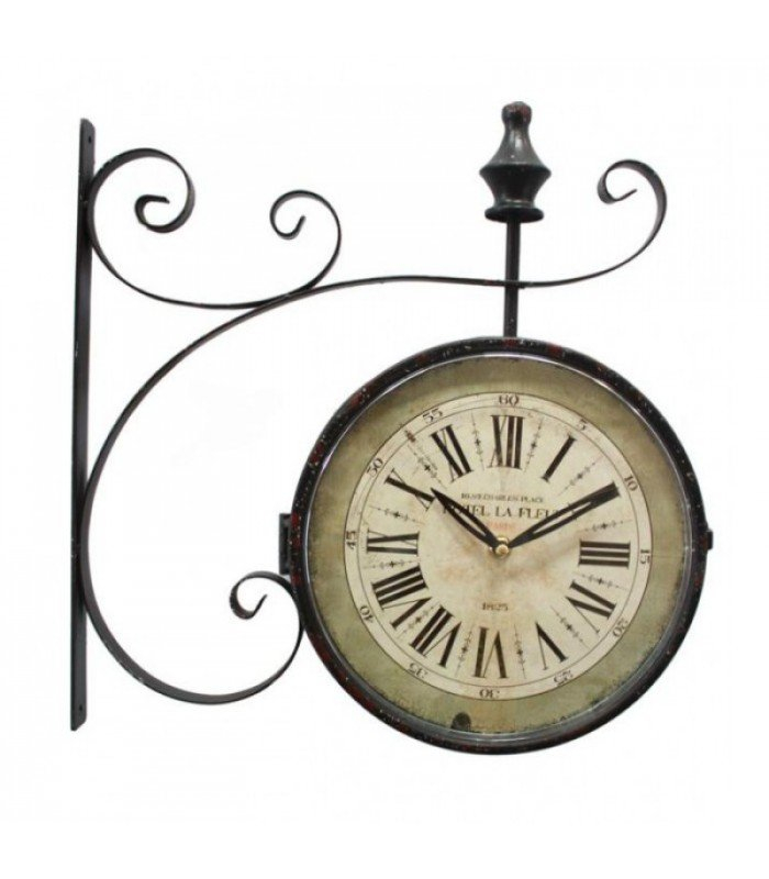 34 off on Double Sided Iron Wall Clock OneDayOnly