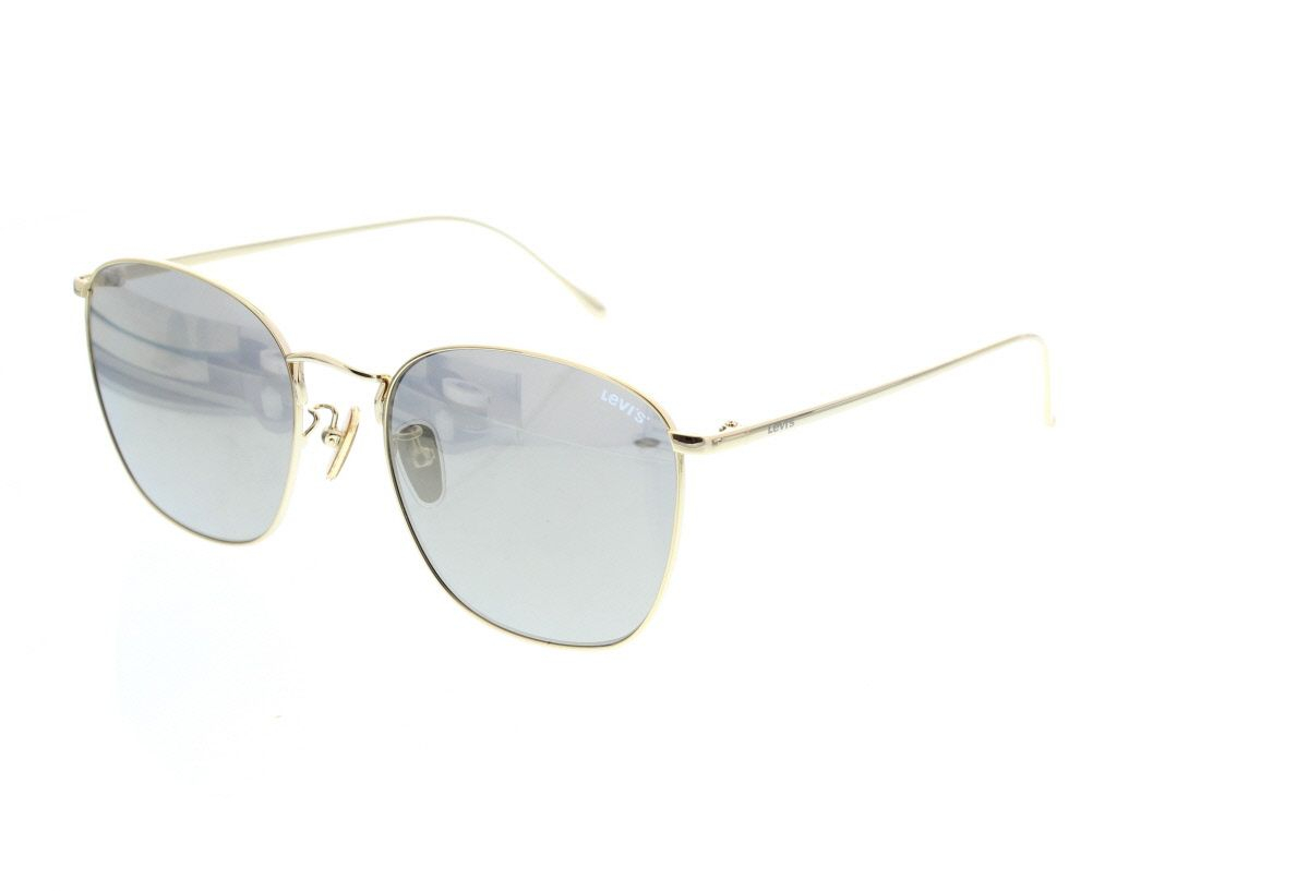 Classic gold metal frame with gold lenses