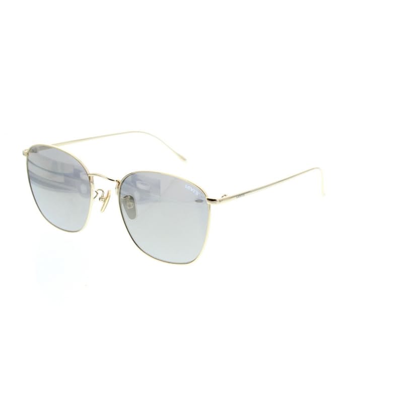 Classic gold metal frame with gold lenses