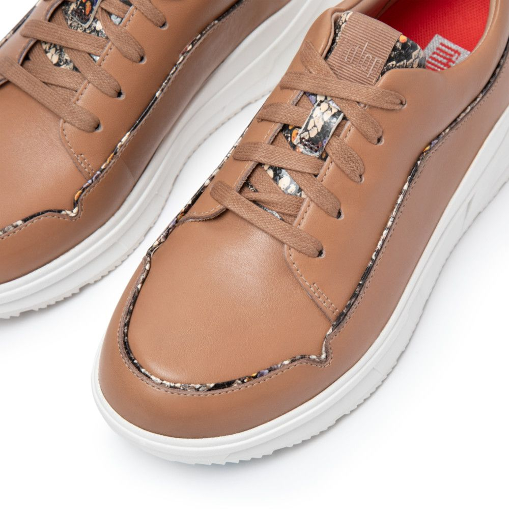 freya leather sneakers