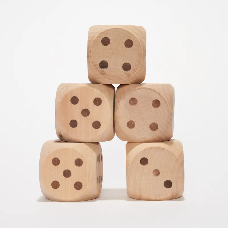 Wooden Dice Game