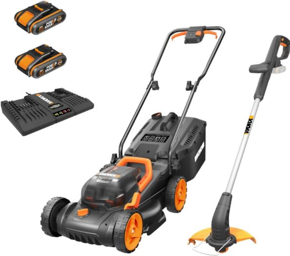 R1 700 off on WORX Lawn Mower and Trimmer Kit OneDayOnly