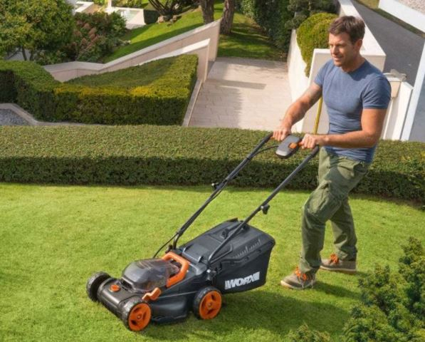 22% off on WORX Lawn Mower and Trimmer Kit OneDayOnly