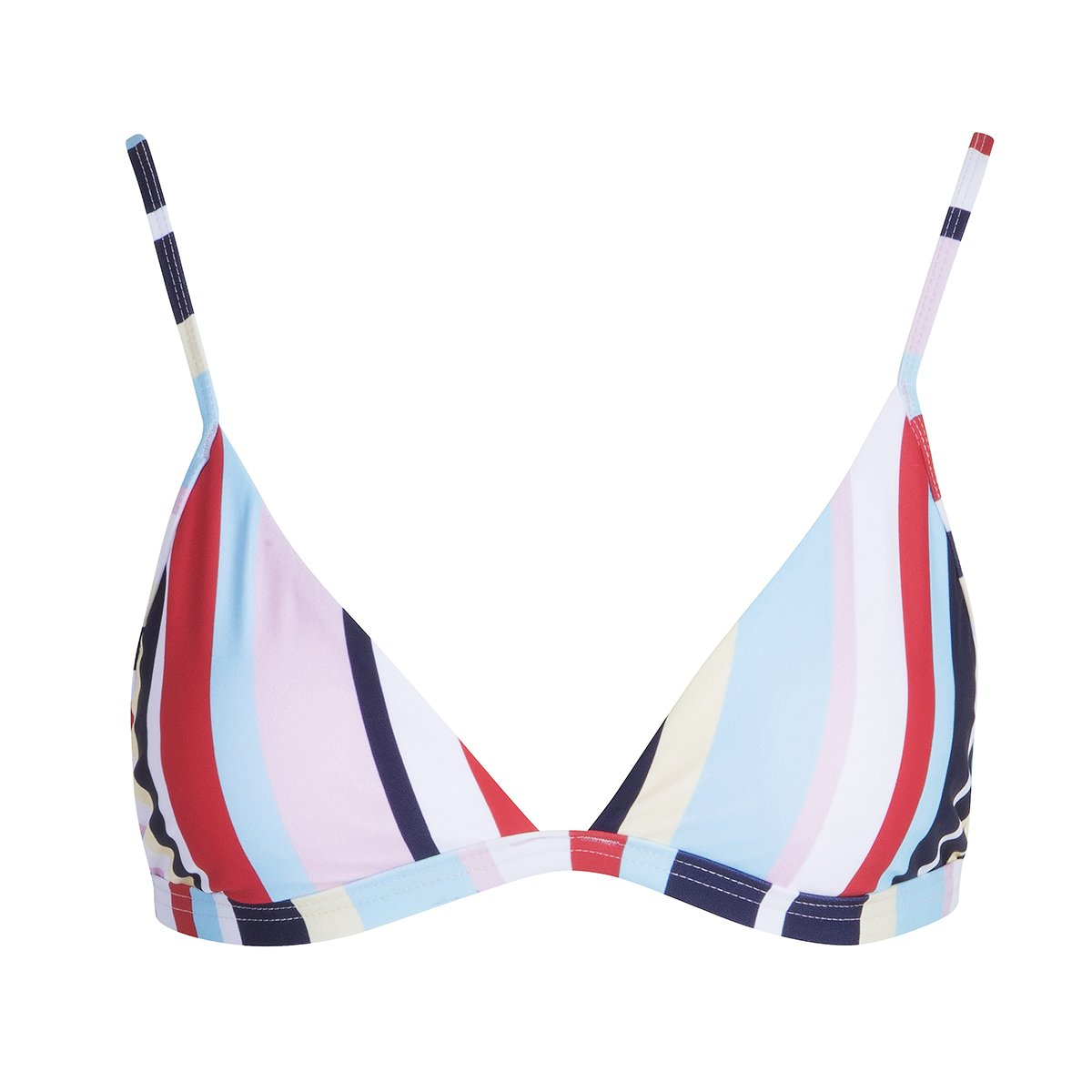 stripe bathing suit top