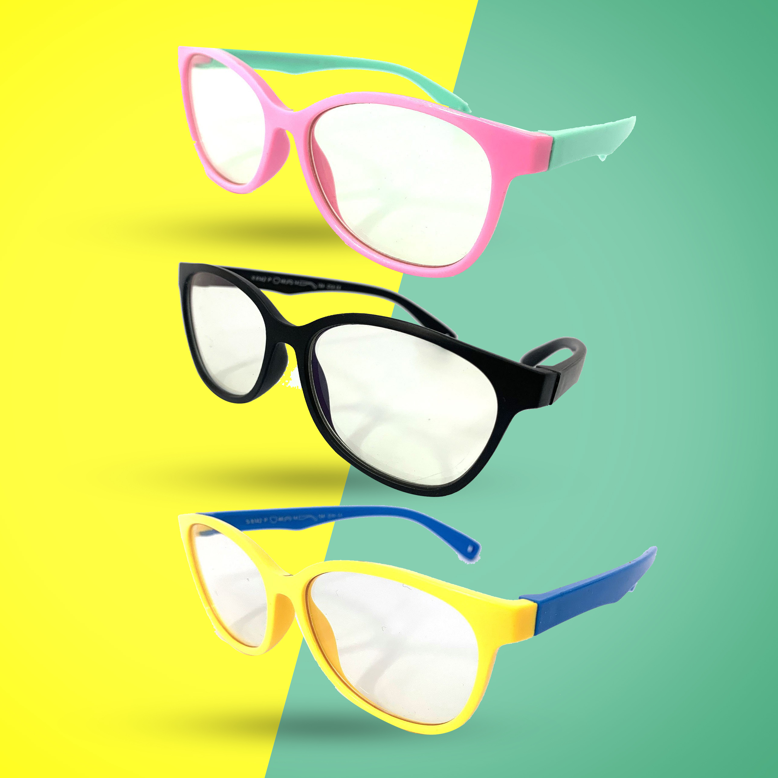 2x Blue Shield Kids Glasses