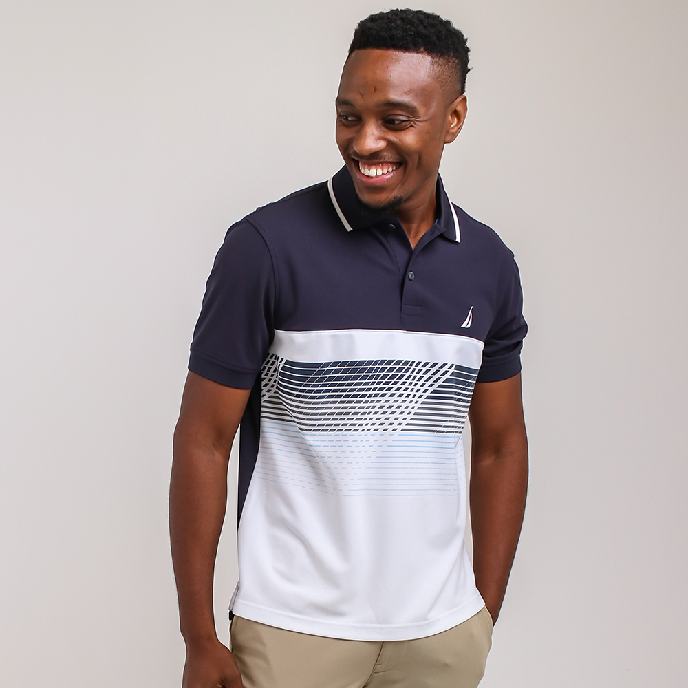 Printed Polo Navy