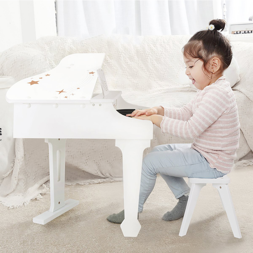 White Grand Piano Toy