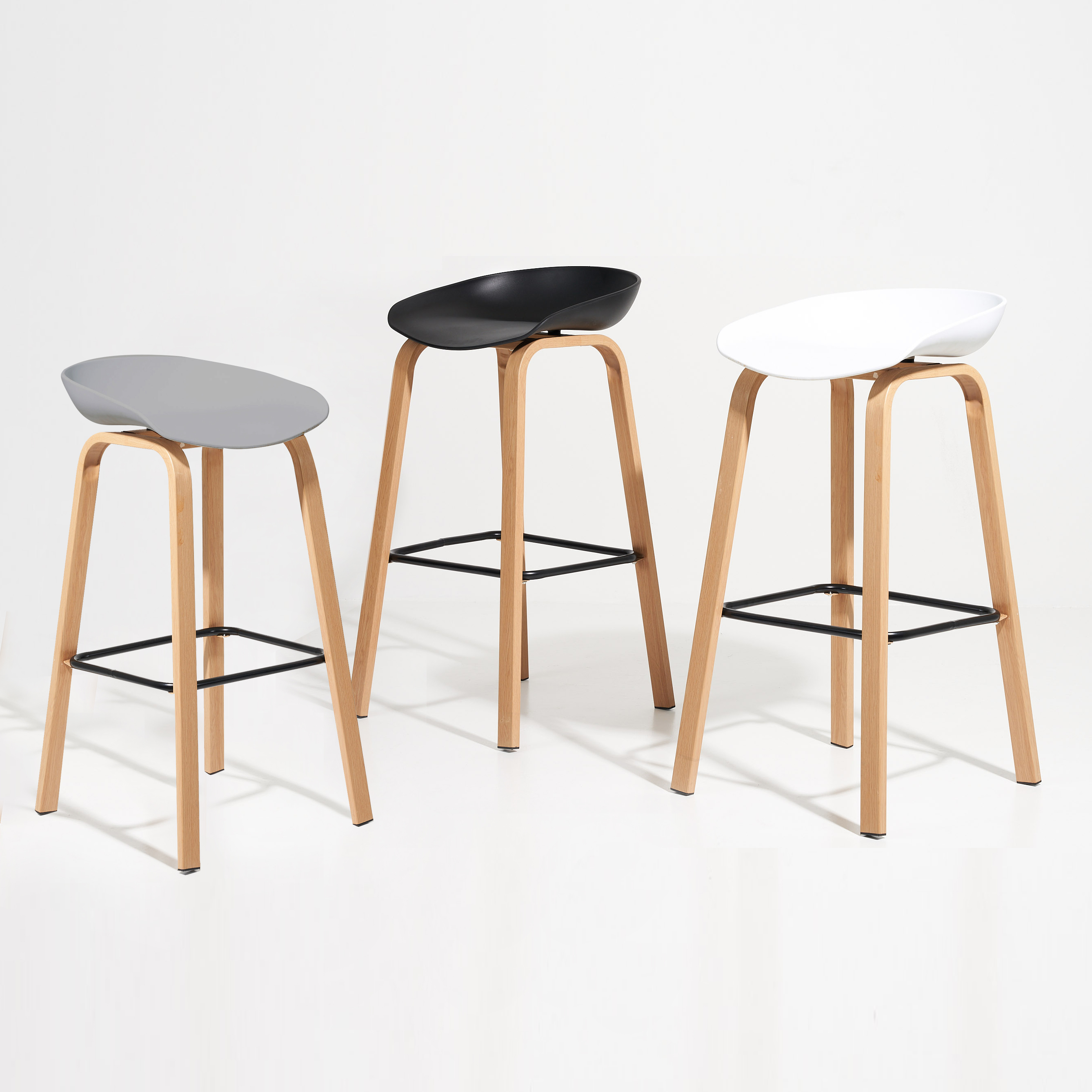 modern stool with wheels