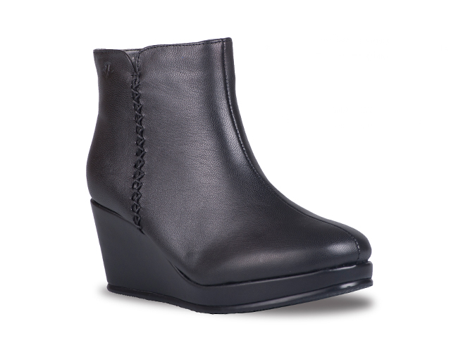 25% off on Genuine Leather Wedge Ankle Boot