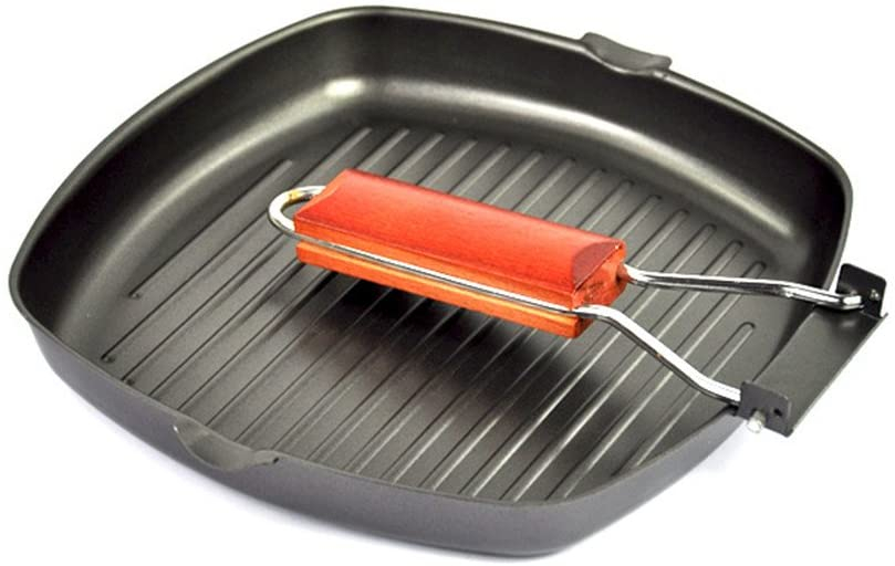 44 off on 28cm NonStick Griddle Pan with Foldable Handle