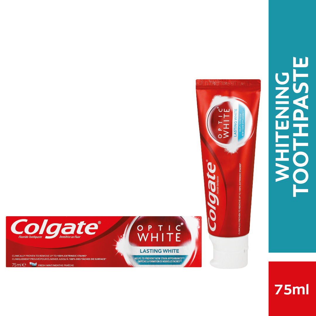 colgate optic white lasting white