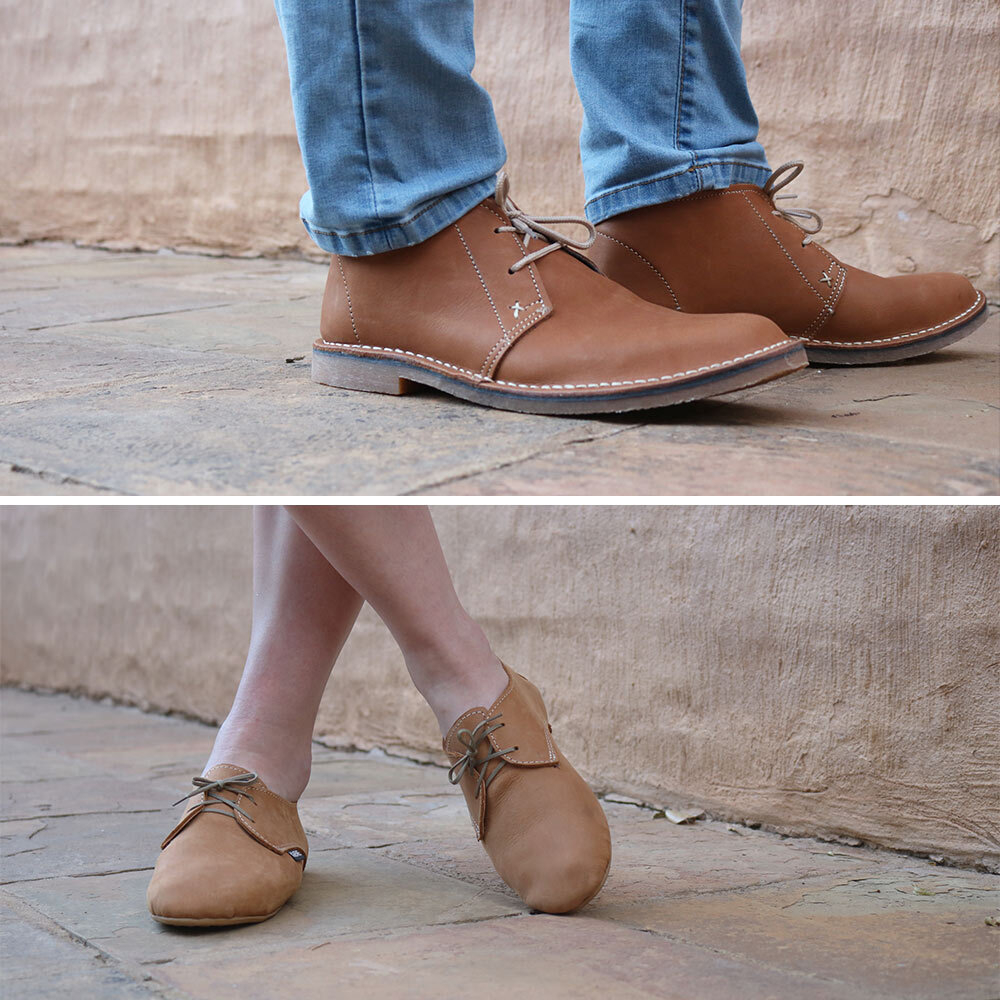 28 off on Men's and Ladies Genuine Leather Vellies