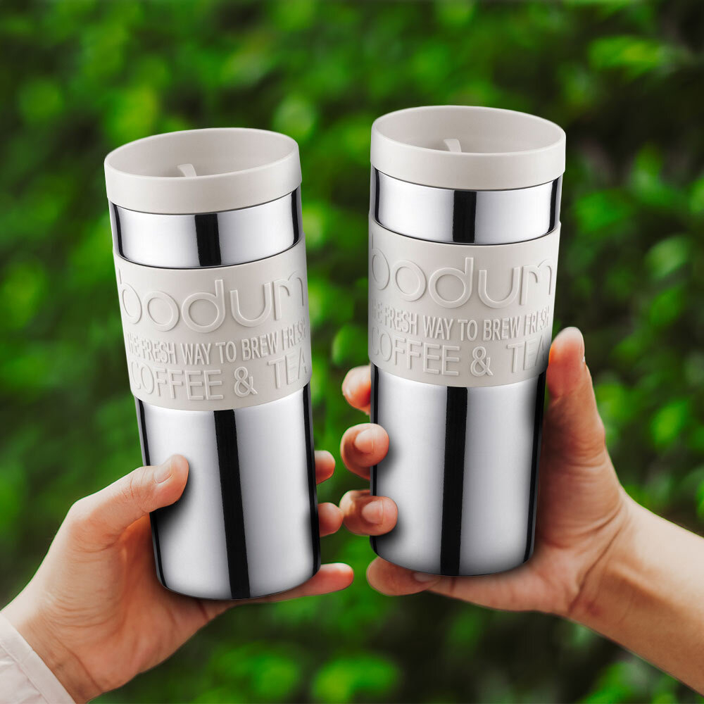 25 off on Set of 2 350ml Stainless Steel Vacuum Travel Mug