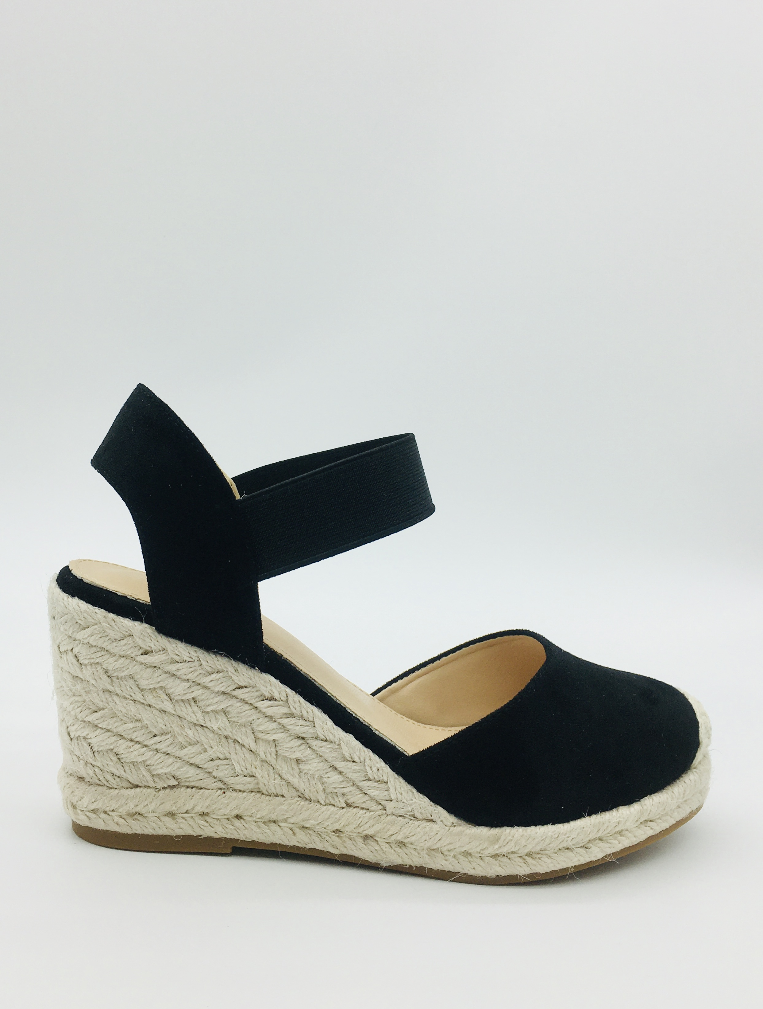 Closed toe espadrille on sale wedge