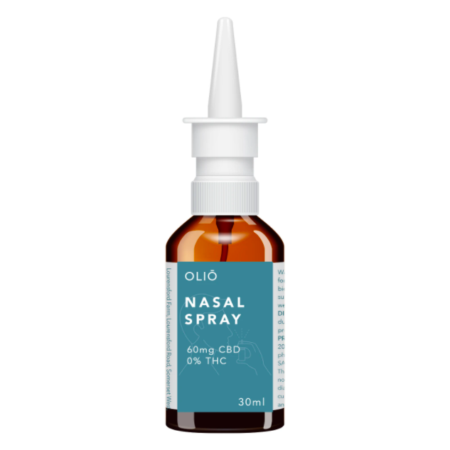 20 off on Olio 2's 30ml 60mg CBD Nasal Spray OneDayOnly