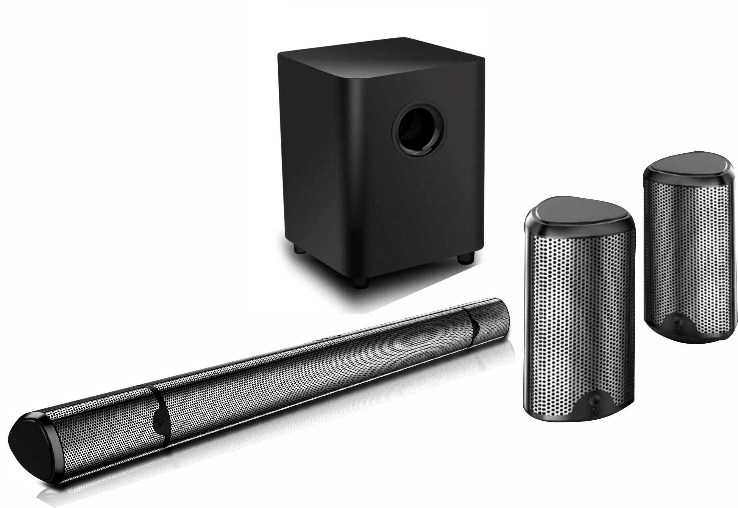 soundbar with sub out